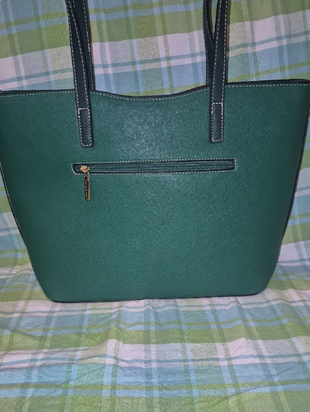 "HOT SALE" Montana West Forest Green and Dark Green Two-Piece Shoulder Bag Set - Picture 6 of 8